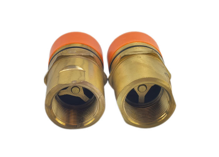 1-1/4“ Faden-verschlossene hydraulische Schnellkupplungs-Messinginstallationen