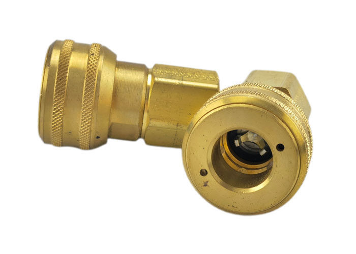1/4&quot; nominaler männlicher Endanschluss-industrieller Austausch Pin Lock Couplings Brass Pneumatic Schnellkupplungs