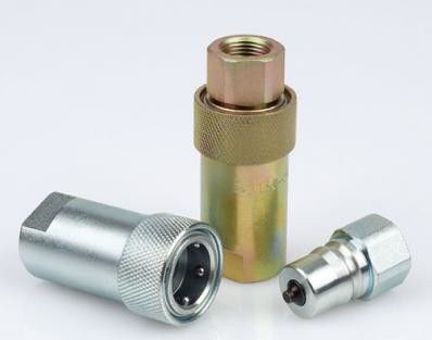 Industrielle Zwei-Wege-Abschalt-Kopplungen mit schneller Trennung. NPT/BSP-Dreh 1/8