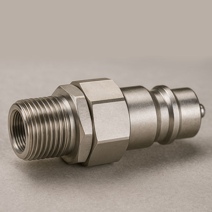 Dauerhafte Kohlenstoffstahl-Hydraulische Schnellkopplungen Iso-Serie Iso-7241-a Markenwechsel