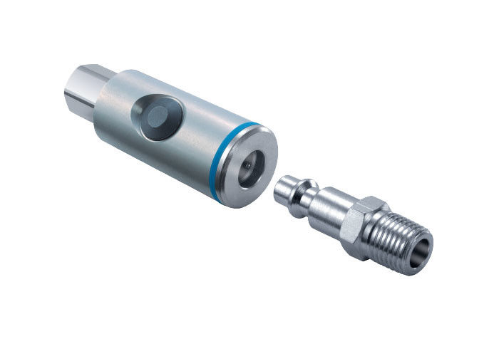 Industrielle Austauschdruckknopfsicherheitskupplung ist für Gebrauch mit Druckluft pneumatischem Schnellkupplungs bestimmt